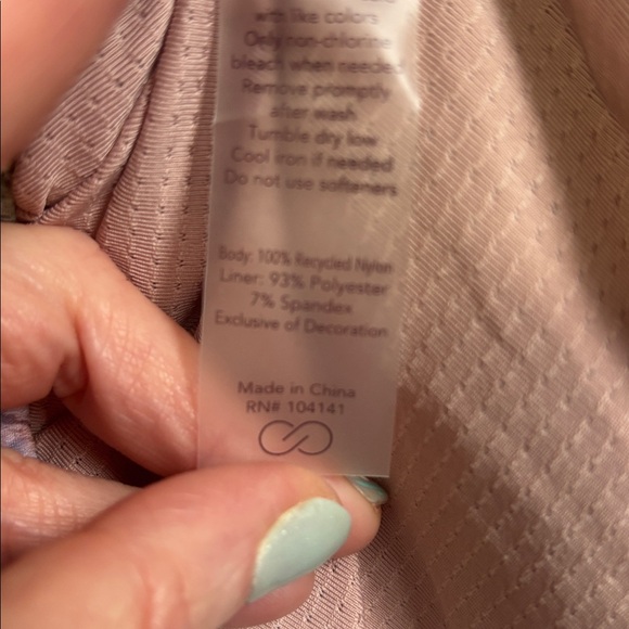 NWT Calia Pastel Watercolor Rain repellent pull over jacket - Picture 6 of 6